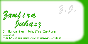 zamfira juhasz business card
